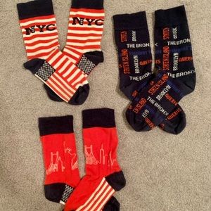 New York City nyc Socks Bundle